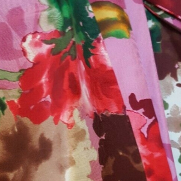 *$4,900 OSCAR DE LA RENTA ADOREABLE BEAUTIFUL SILK FLORAL RUNWAY DRESS US 4 - Picture 11 of 16